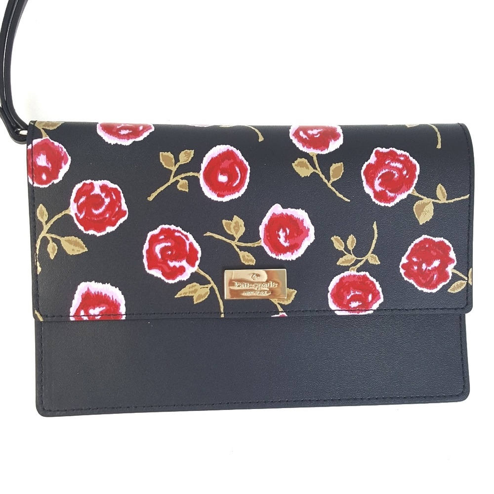 Kate Spade Mollie Putnam Dr Rose Leather Wristlet